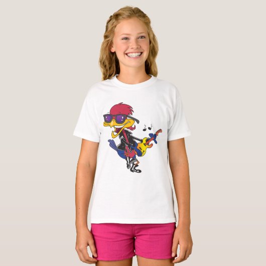 Rocker Bird T-shirt (Voorkant volledig)