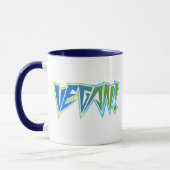 Rocker Blue Vegan Mok (Links)