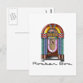 Rocker Box Jukebox Briefkaart (Voorkant / Achterkant)