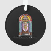 Rocker Box JukeBox Retro Rock Ornament (achterkant)