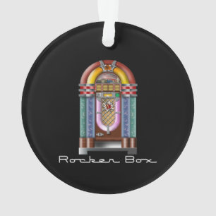 Rocker Box JukeBox Retro Rock Ornament