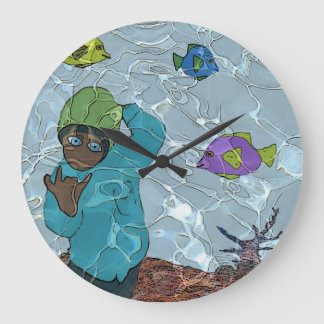 Rocker Boy Clock Grote Klok