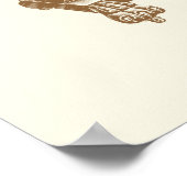  Rocker Brown Stoel 1900-wolframmeubilair Poster (Hoek)