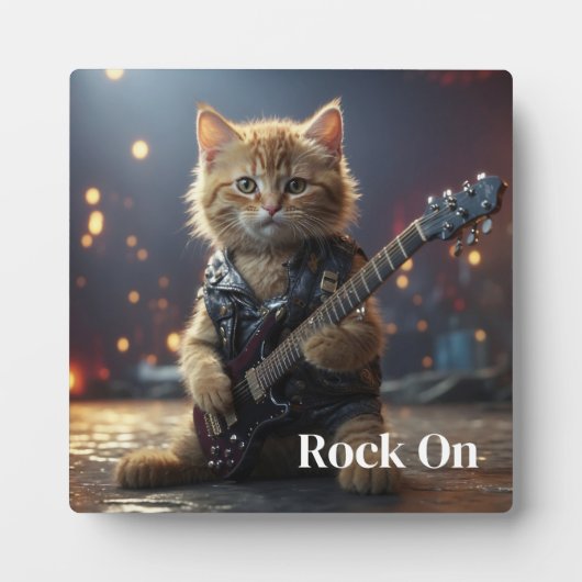 Rocker Cat Fotoplaat (Voorkant)
