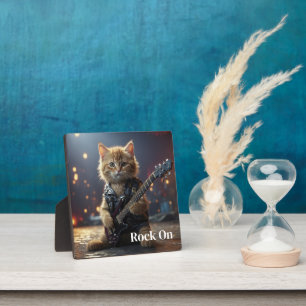 Rocker Cat Fotoplaat