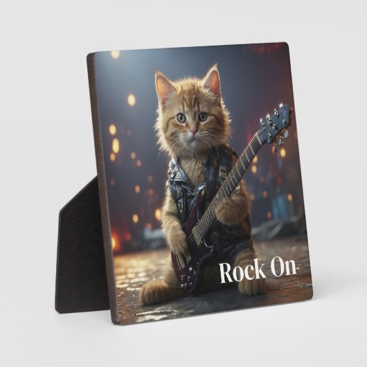 Rocker Cat Fotoplaat (Voorkant)