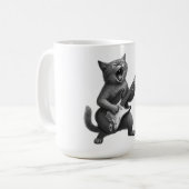 Rocker Cat Mug Koffiemok (Voorkant links)