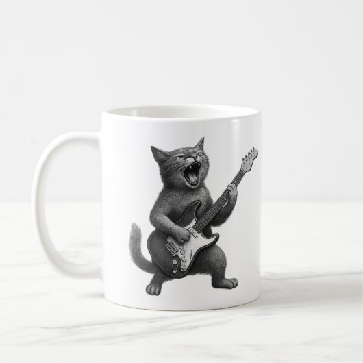Rocker Cat Mug Koffiemok (Links)