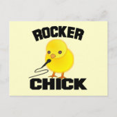 Rocker Chick Briefkaart (Voorkant)
