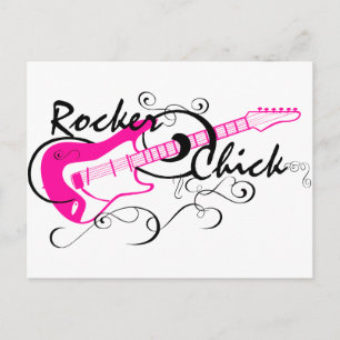 Rocker Chick Briefkaart