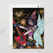 Rocker Chick Katie Briefkaart (Voorkant / Achterkant)