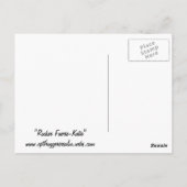 Rocker Chick Katie Briefkaart (Achterkant)