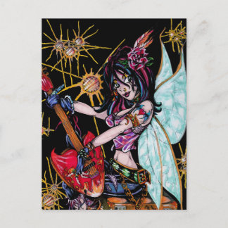 Rocker Chick Katie Briefkaart