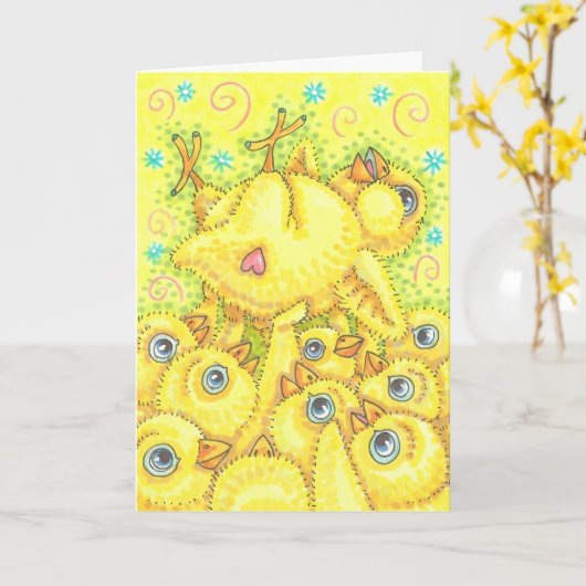 ROCKER CHICK, LENTE MOSH PIT KAART Vers (Gele Bloem)