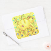 ROCKER CHICK MOSH PIT STICKERS Square, blad (Envelop)