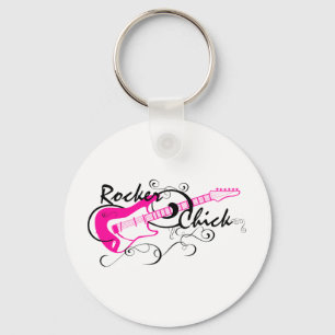 Rocker Chick Sleutelhanger