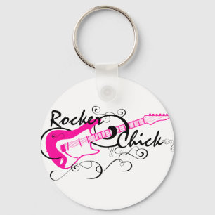 Rocker Chick Sleutelhanger
