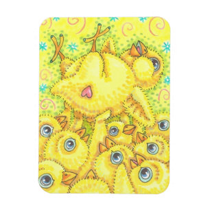 ROCKER CHICK SPRING MOSH PIT MAGNET Rectangle Magneet