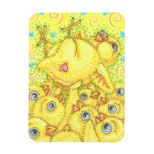 ROCKER CHICK SPRING MOSH PIT MAGNET Rectangle Magneet (Verticaal)