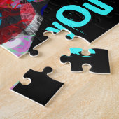 'Rocker Collectie' Guitar Puzzle met Cool Tin! Legpuzzel (Zijkant)