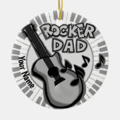 Rocker Dad Ornament (Voorkant)