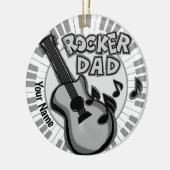 Rocker Dad Ornament (Links)