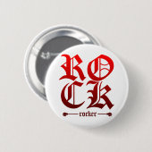 Rocker - Emo Alternative Grunge Rock Punk Scene Ronde Button 5,7 Cm (Voorkant /achterkant)