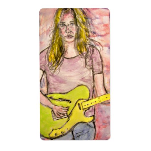 Rocker Girl Etiket (Voorkant)