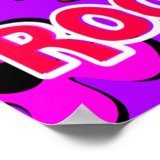 Rocker Girl Poster (Hoek)