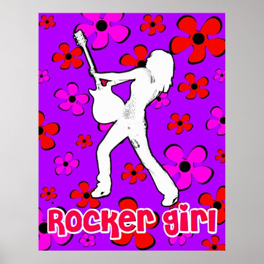 Rocker Girl Poster (Voorkant)