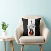 Rocker Guitar Born to Rock and Roll Music Kussen (Stoel)