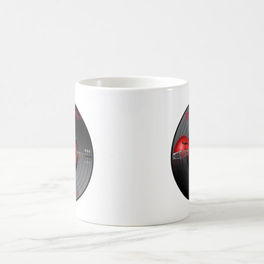 Rocker Guy Guitar Record naam Koffiemok (Center)