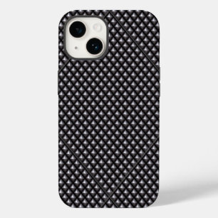 Rocker Industrieel Staal Geruite Diamanten iPhone 14 Hoesje