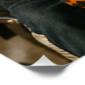 Rocker Jack Russell auf dem Highway Perfect Poster (Hoek)