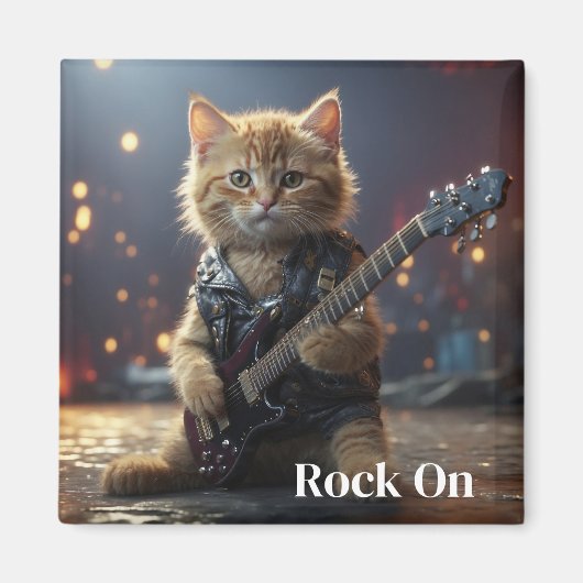 Rocker Katmagneet Magneet (Voorkant)
