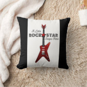 Rocker Kind Guitar Rockstar Thro Kussen (Deken)