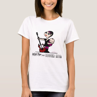Rocker Mam, niet Soccer Mam T-shirt