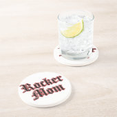 Rocker mama zandsteen onderzetter (Zijkant)