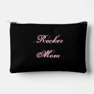 Rocker Moeder Cosmetische Tas (Zwart & Roze)