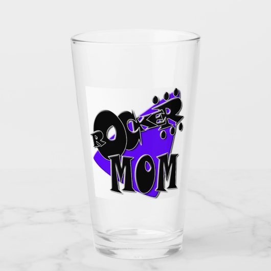 Rocker MOM! Glas (Voorkant)