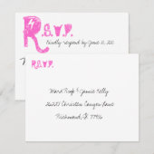 ROCKER RSVP's RSVP Kaartje (Voorkant / Achterkant)