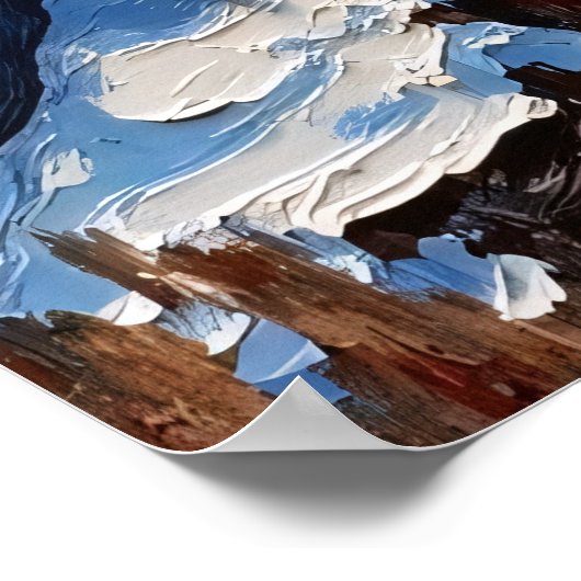 Rocker Shark, Icy Stage Aanwezigheid Poster (Hoek)