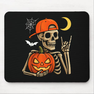 Rocker Skelet Hand Rock On Kostuum Grappig Hallowe Muismat