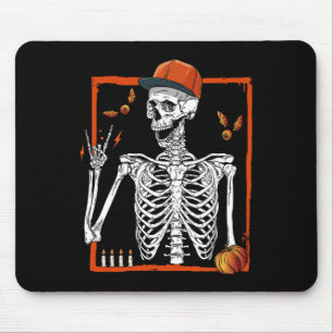 Rocker Skelet Hand Rock op kostuum Fun Halloween Muismat