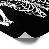 Rocker Skelet Hand Rock op kostuum Fun Halloween Poster (Hoek)