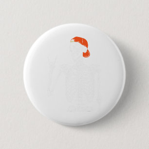 Rocker Skelet Hand Rock op kostuum Fun Halloween Ronde Button 5,7 Cm