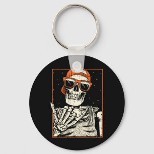 Rocker Skelet Hand Rock op kostuum Fun Halloween Sleutelhanger