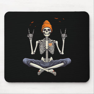 Rocker Skelet Pet Skater Cool Halloween Punk Roc Muismat