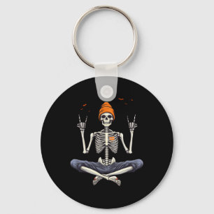 Rocker Skelet Pet Skater Cool Halloween Punk Roc Sleutelhanger