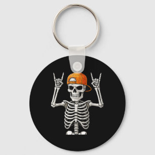 Rocker Skeleton Hand Rock on Costume Funny Halowe Sleutelhanger